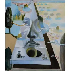 Puzzle Ricordi Aparición del rostro de Afrodita de Cnido (Salvador Dalí) de 1000 piezas 2801N14455G
