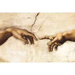 Puzzle Ricordi Creación de Adán, Michelangelo de 1000 piezas 2801N09651G