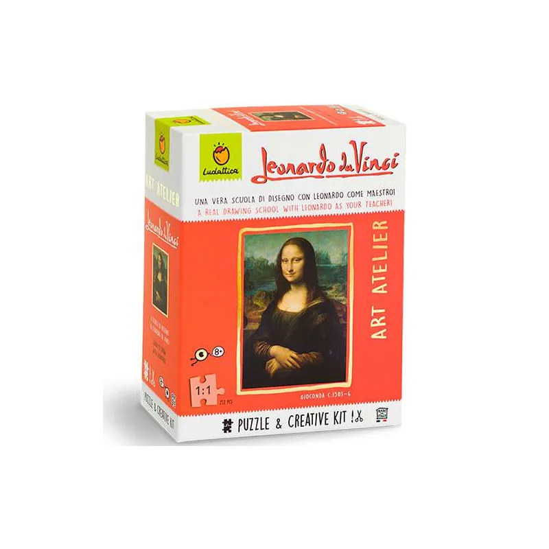 Puzzle Ludattica Mosaico Art Games 224 piezas La Mona Lisa, Da Vinci 69278110