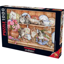 Puzzle Anatolian de 1000 piezas Gatos jugando 3158