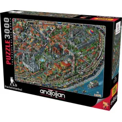 Puzzle Anatolian de 3000 piezas Vista aérea de Estambul 4913