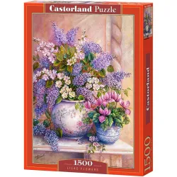 Puzzle Castorland Flores lilas de 1500 piezas 151653