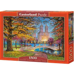Puzzle Castorland Paseo otoñal en Central Park, Nueva York de 1500 piezas 151844
