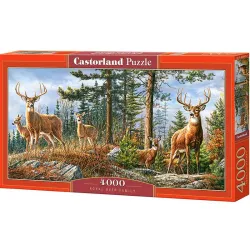 Puzzle Castorland Panorámico Familia de ciervos de 4000 piezas 400317