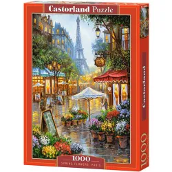 Puzzle Castorland Flores de primavera, París de 1000 piezas C-103669