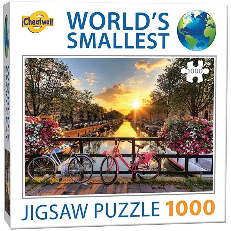 Puzzle Cheatwell Amsterdam de 1000 piezas World’s Smallest
