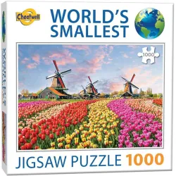 Puzzle Cheatwell Molinos de viento Holanda de 1000 piezas World’s Smallest