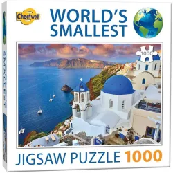 Puzzle Cheatwell Santorini Grecia de 1000 piezas World’s Smallest