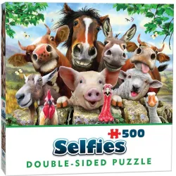 Puzzle Cheatwell Selfie Animales de Granja de 500 piezas DOUBLE SIDED