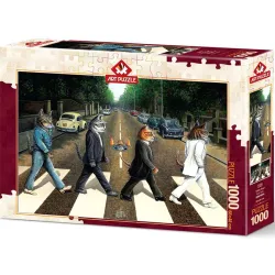 Puzzle Art Puzzle Abbey Road de gatos de 1000 piezas 5193