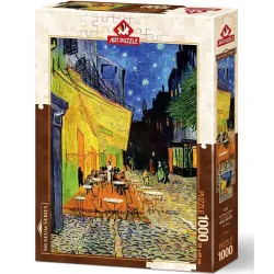 Puzzle Art Puzzle Terraza de café de noche, Van Gogh de 1000 piezas 5210