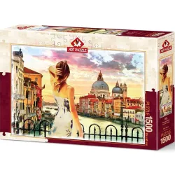 Puzzle Art Puzzle Vistas de Venecia de 1500 piezas 5381