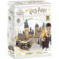 Puzzle 3D Cubicfun Harry Potter, Castillo de Hogwarts de 197 piezas DS1013H