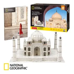 Puzzle 3D Cubicfun National Geographic, Taj Mahal, India de 87 piezas DS0981H