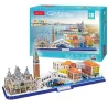 Puzzle 3D Cubicfun City Line Venecia de 126 piezas MC269h