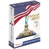 Puzzle 3D Cubicfun Monumentos Estatua de la Libertad, Nueva York de 40 piezas C080h