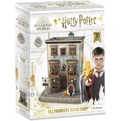 Puzzle 3D Cubicfun Harry Potter, Tienda de varitas Ollivanders de 66 piezas DS1006h