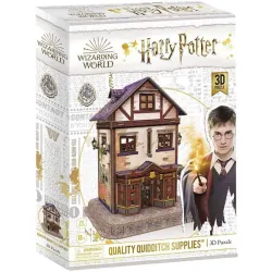 Puzzle 3D Cubicfun Harry Potter, Tienda de artículos de Quidditch de 71 piezas DS1008h