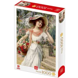 Puzzle Deico Jardín florido, Vernon de 1000 piezas 77608