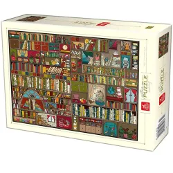 Puzzle Deico Estanteria de libros de 1000 piezas 76434
