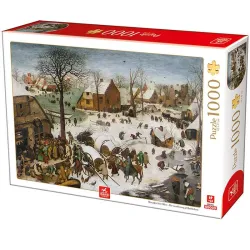 Puzzle Deico El censo de Belem, Brueghel de 1000 piezas 76649