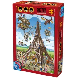 Puzzle DToys Torre Eiffel de París de 1000 piezas 74683