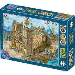 Puzzle DToys Notre Dame, París de 1000 piezas 77752