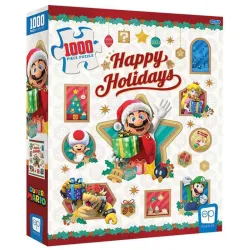 Puzzle Usaopoly Super Mario Happy Hollidays de 1000 piezas