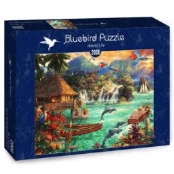 Bluebird Puzzle Vida en la isla de 2000 piezas 70052