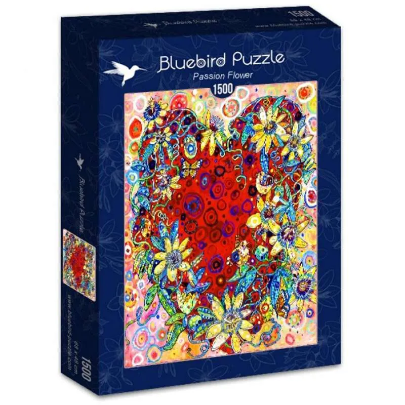 Bluebird Puzzle Flor de la pasión de 1500 piezas 70431