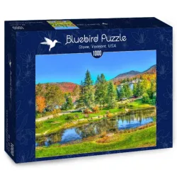 Bluebird Puzzle Stowe, Vermont. Estados Unidos de 1000 piezas 70023