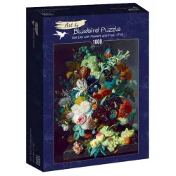 Bluebird Puzzle Bodegón con flores y frutas de 1000 piezas 60072