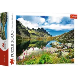 Puzzle Trefl 3000 piezas Estanque en las montañas Tatras, Eslovaquia 33031