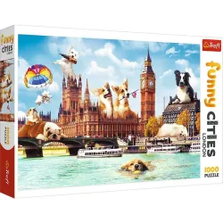 Puzzle Trefl 1000 piezas Funny Cities Perros en Londres 10596