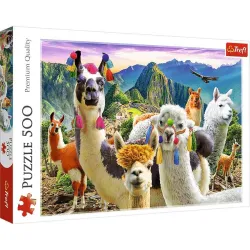 Puzzle Trefl 500 piezas Llamas en las montañas 37387
