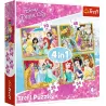 Puzzle Trefl 35-48-54-70 piezas progresivo Princesas Disney 34309