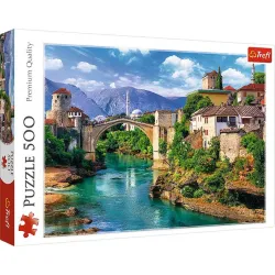 Puzzle Trefl 500 piezas Puente Viejo en Mostar, Bosnia 37333