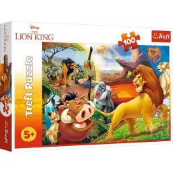 Puzzle Trefl 100 piezas El Rey León Disney 16359