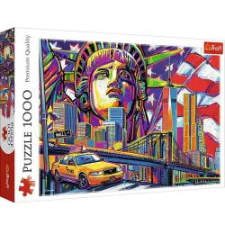 Puzzle Trefl 1000 piezas Los colores de Nueva York 10523