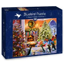 Bluebird Puzzle Vistas mágicas de Navidad de 1000 piezas 70228-P