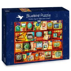 Bluebird Puzzle Estanteria de la edad de oro de la televisión de 1000 piezas 70330-P