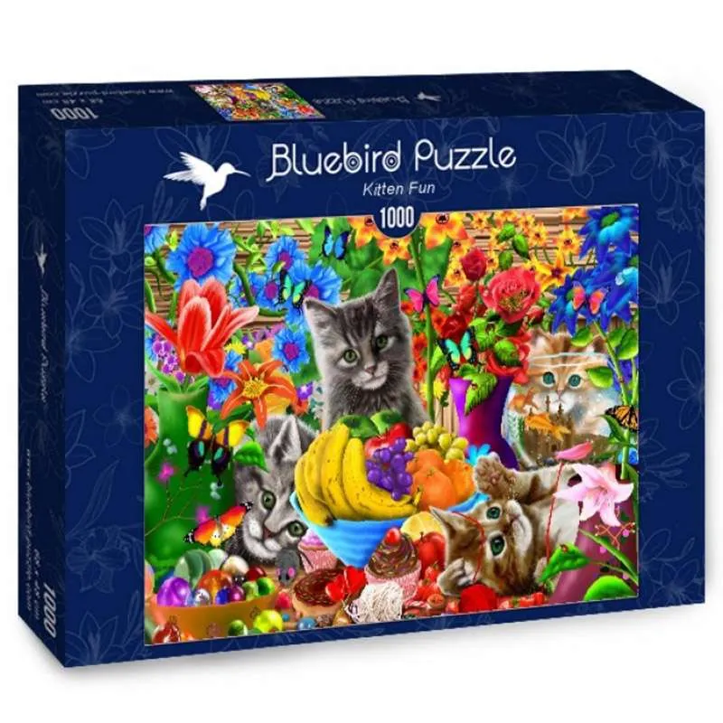 Bluebird Puzzle Gatos divertidos de 1000 piezas 70183