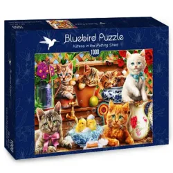 Bluebird Puzzle Gatitos en el cobertizo de 1000 piezas 70241-P