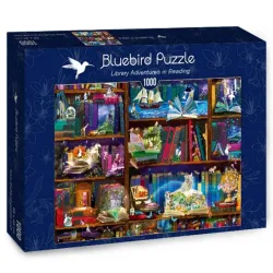 Bluebird Puzzle Aventuras en la biblioteca de 1000 piezas 70313-P