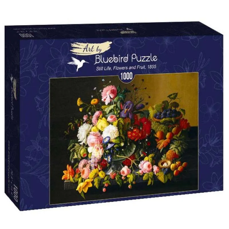 Bluebird Puzzle Bodegón de frutas y flores, Roesen de 1000 piezas 60030