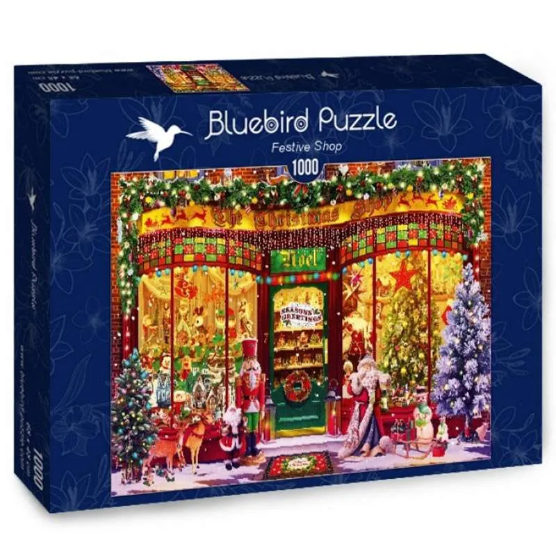 Bluebird Puzzle Tienda de Navidad de 1000 piezas 70342-P