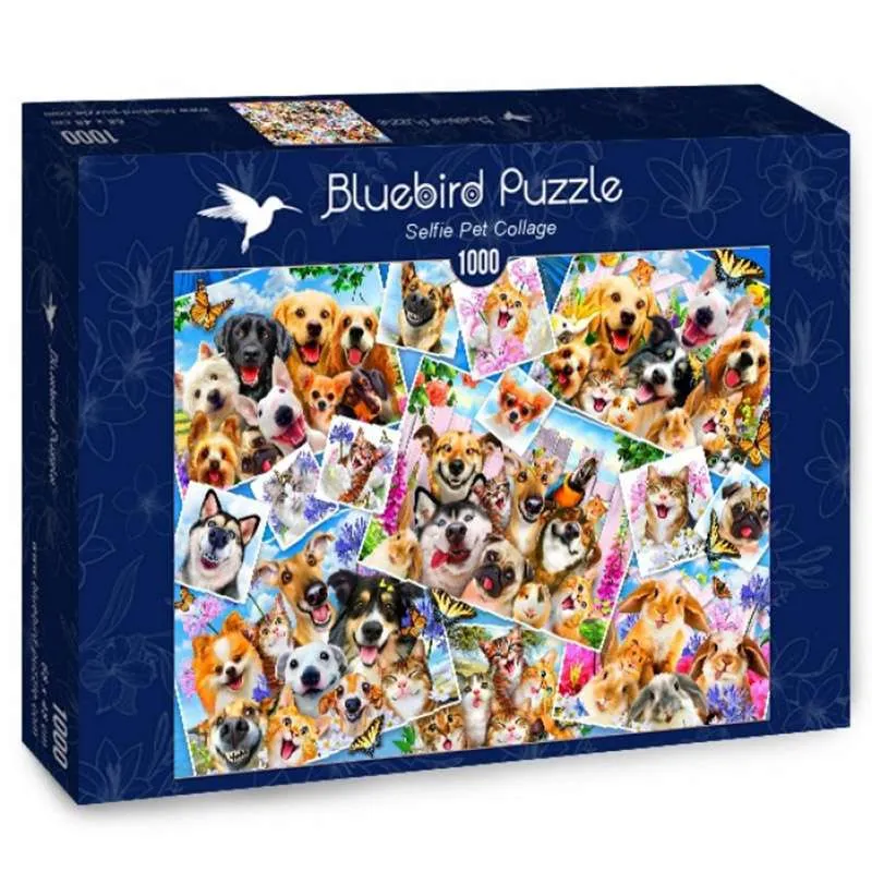 Bluebird Puzzle Collage de mascotas de 1000 piezas 70283