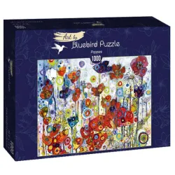Bluebird Puzzle Amapolas, Rich de 1000 piezas 60121