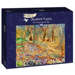 Bluebird Puzzle Primavera en el bosque de olmos, Munch de 1000 piezas 60130