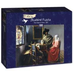 Bluebird Puzzle Dama bebiendo con un caballero, Vermeer de 1000 piezas 60133